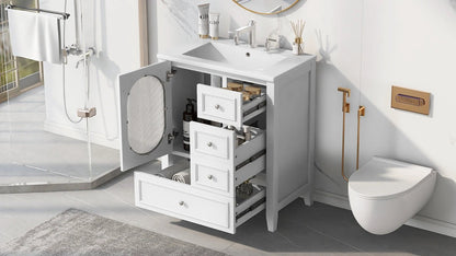 30" Bathroom Vanity with Sink by eprolo