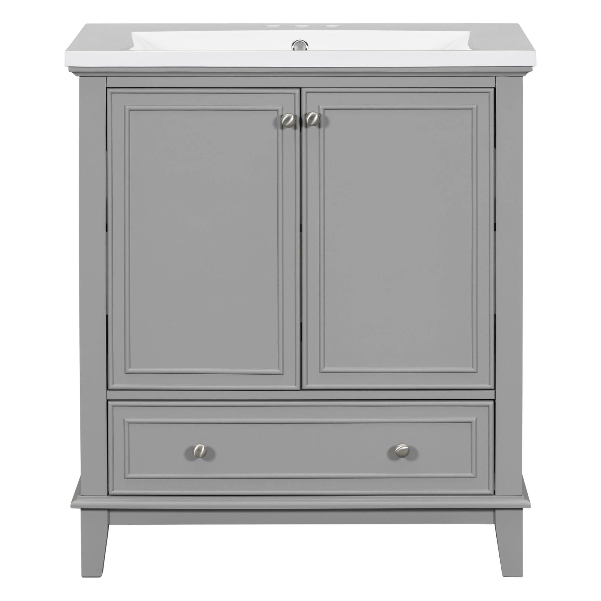 30inchgrey Bathroom Vanity with Sink by eprolo