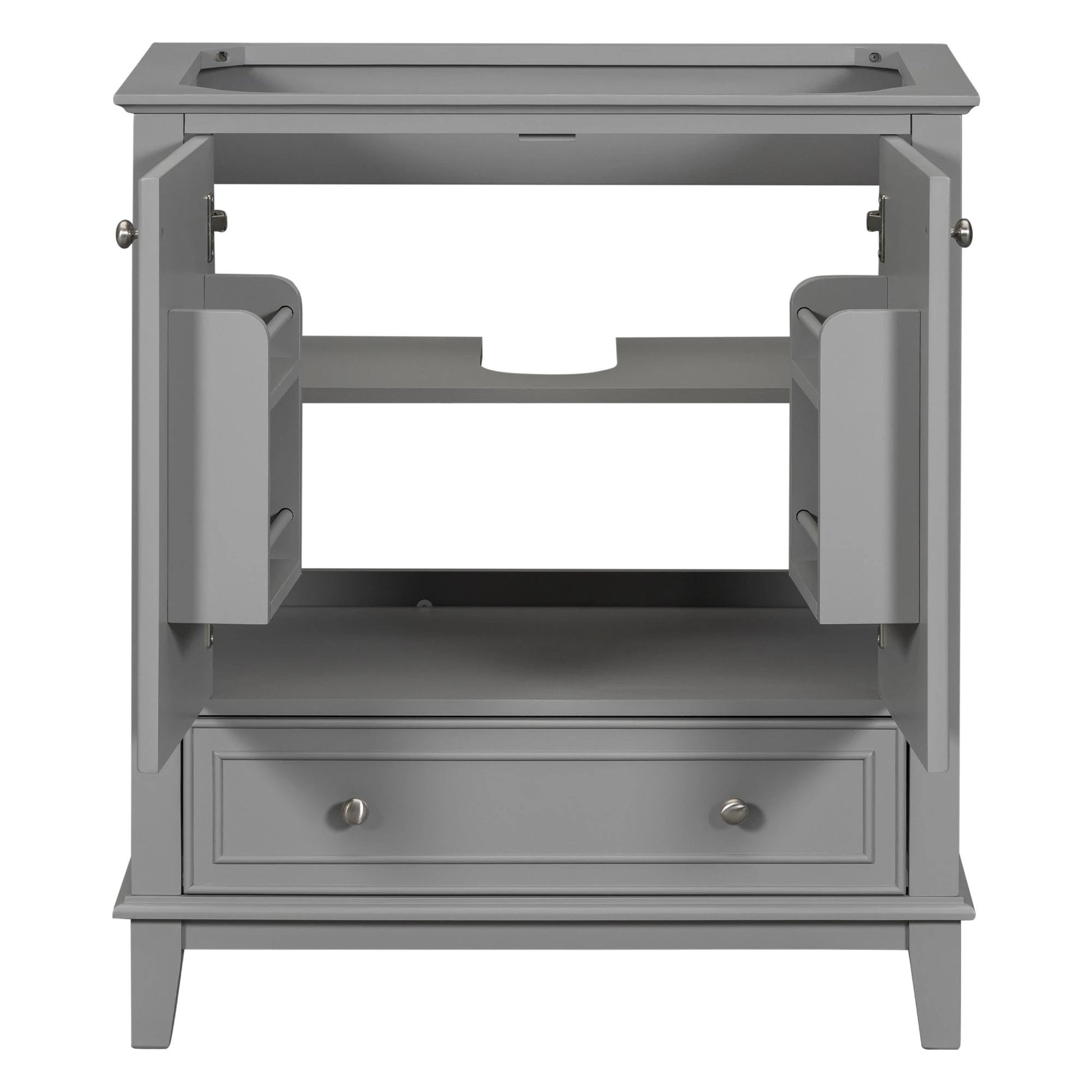 30 inch bathroom vanity no sink base only gray by eprolo