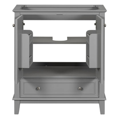 30 inch bathroom vanity no sink base only gray by eprolo