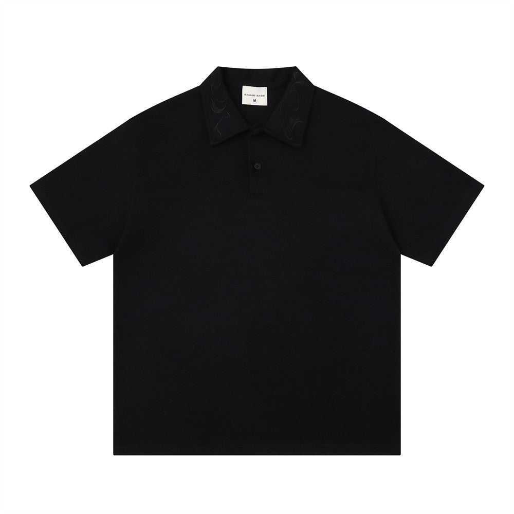 T-shirt à col et manches courtes