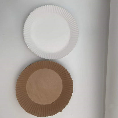 Papier jetable pour friteuse à air chaud, accessoire de cuisson de cuisine, plaque de barbecue résistante à l'huile pour cuiseur vapeur et friteuse