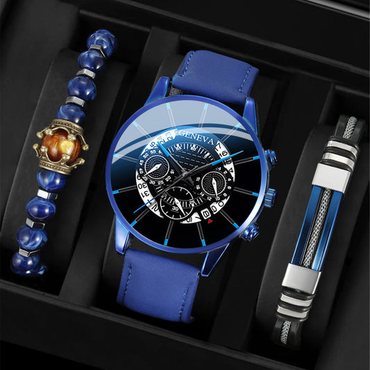 Casual Business Men's Leather Watch