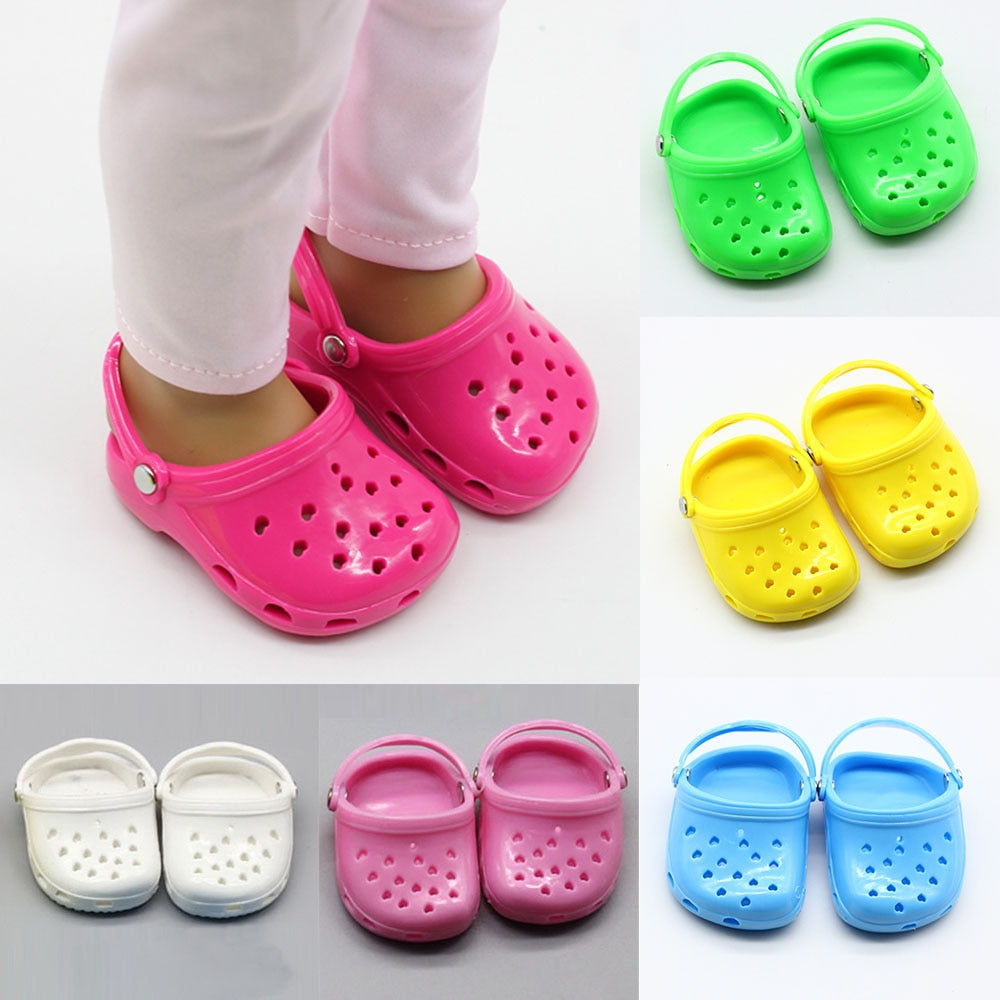 Chaussons de plage pour poupée