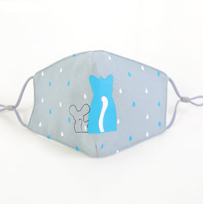 Masque facial en coton pour enfant, masque pour adulte