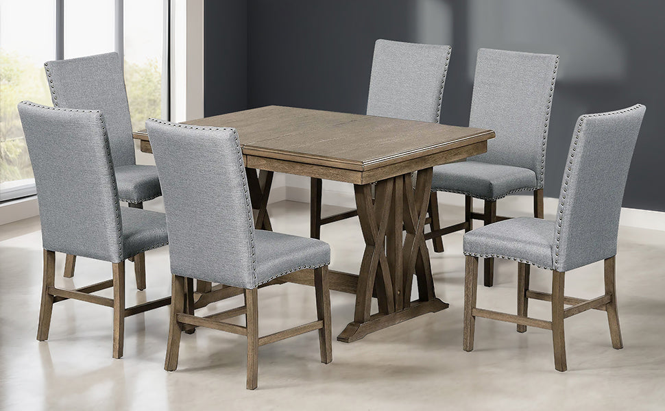 Elegant dining set with clean lines