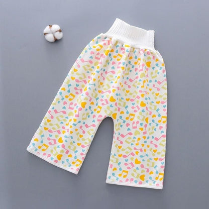 Jupe-couche bébé en coton et fibre de bambou
