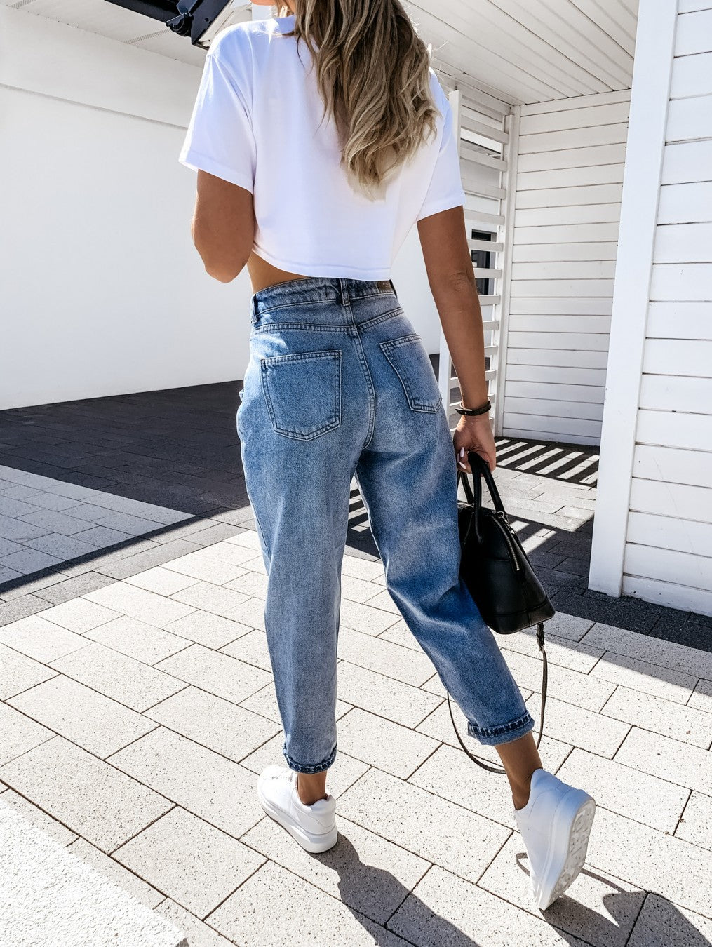 Pantalones Harem de Mezclilla Casuales para Mujer