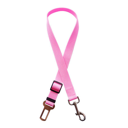 Cinturón de seguridad ajustable para perros y gatos, arnés de coche para mascotas, correa de seguridad, clip de palanca, arnés de tracción para perros, collares, accesorios para perros, productos para mascotas.