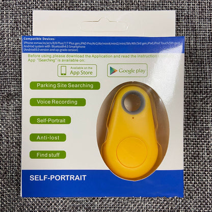 Localisateur d'objets anti-perte compatible Bluetooth en forme de goutte d'eau