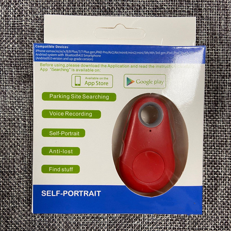 Localisateur d'objets anti-perte compatible Bluetooth en forme de goutte d'eau