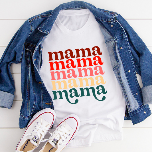 Mama Vintage Colors T-Shirt-1