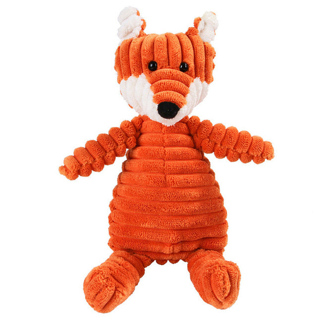 Peluche sonore pour animaux de compagnie pour le nettoyage et l'entraînement des dents du chien