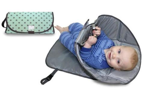 Pochette à langer portable pour nouveau-né