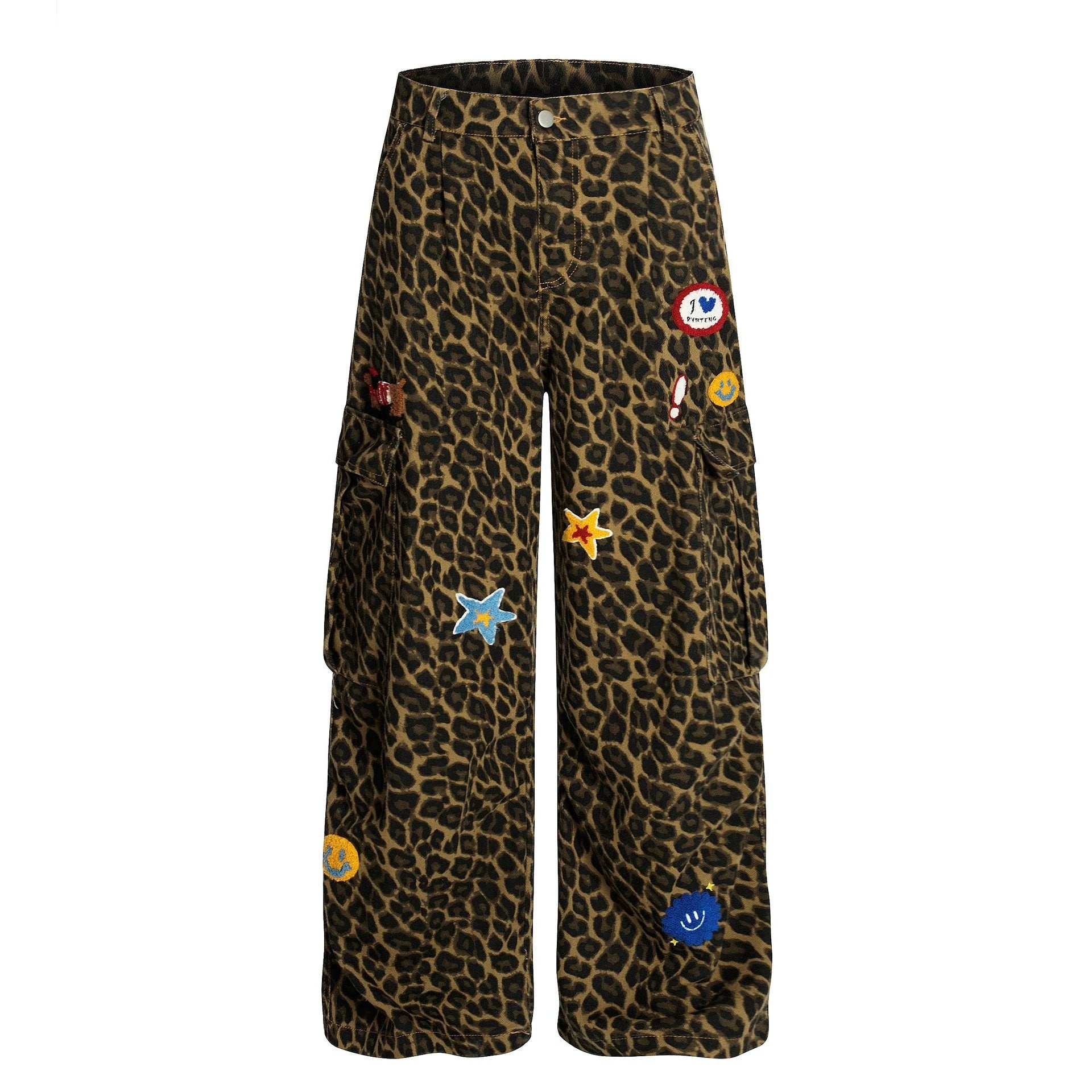 Leopard print work pants by eprolo