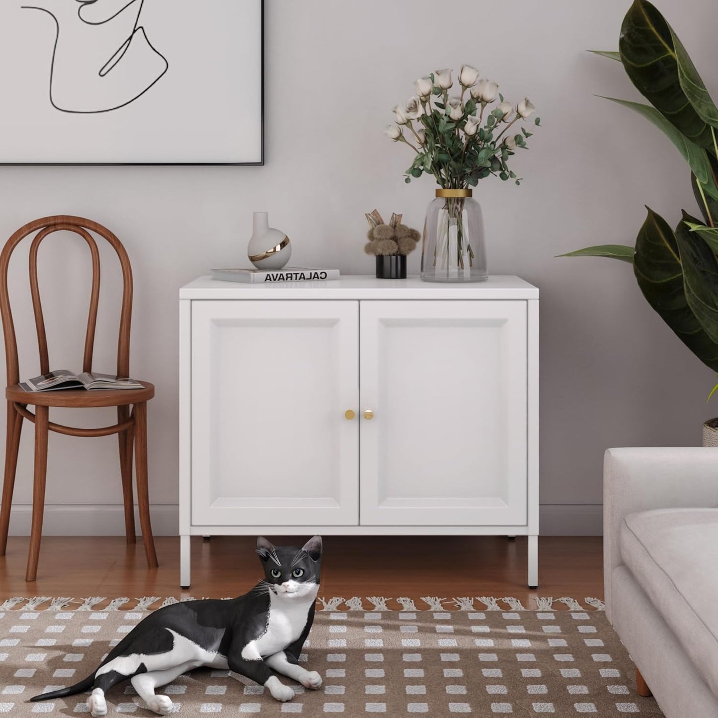 Mueble arenero para gatos