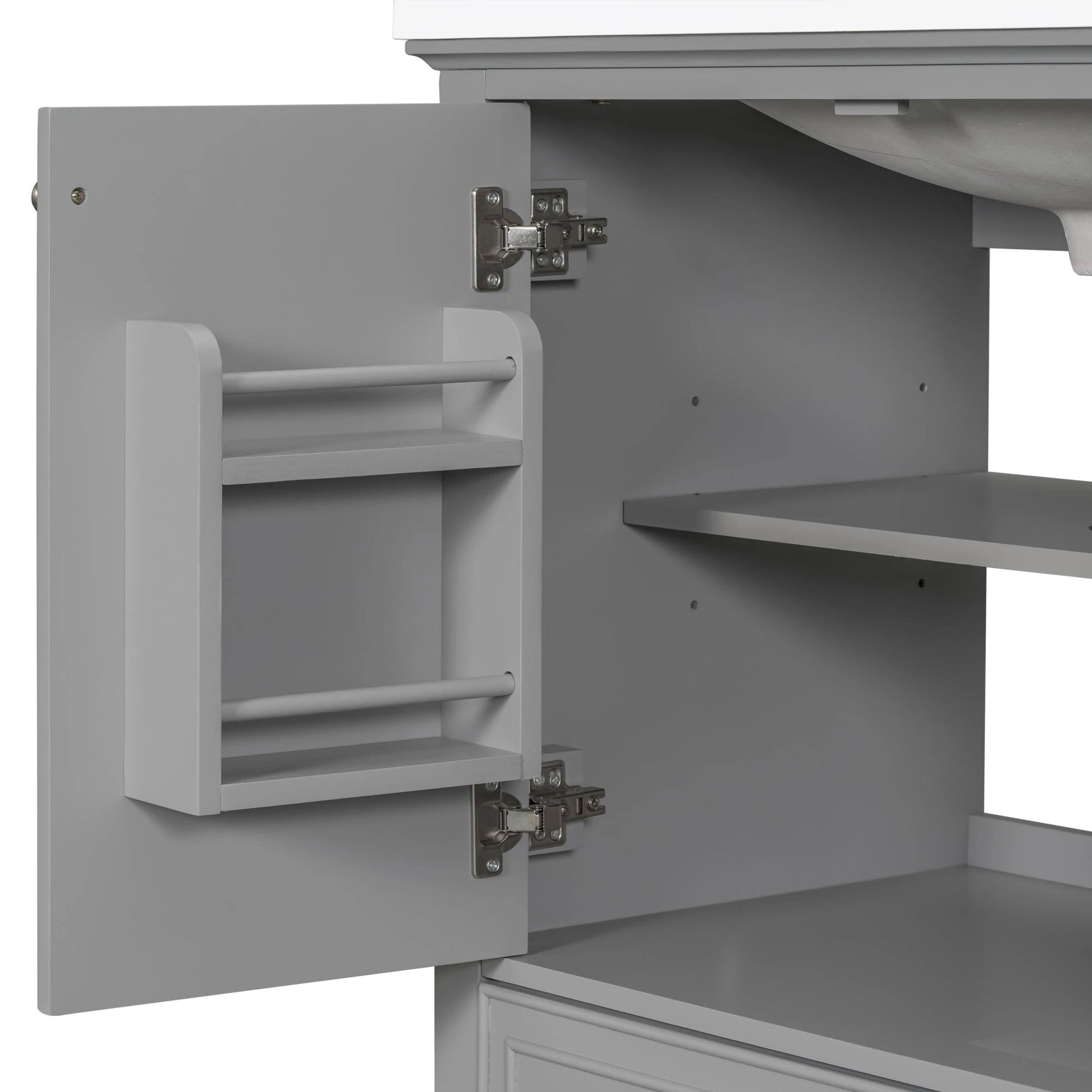 30inchgrey Bathroom Vanity with Sink by eprolo