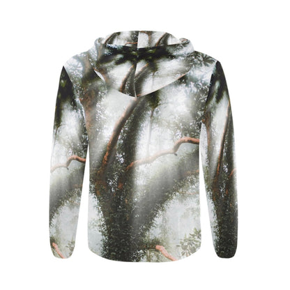 Men's All Over Print Full Zip Hoodie (Model H14)