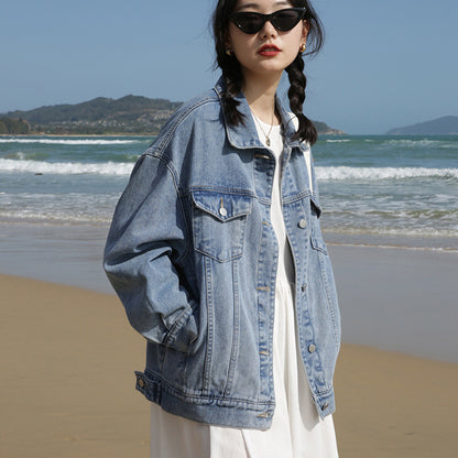 Blouson en jean American Vintage amincissant Ins