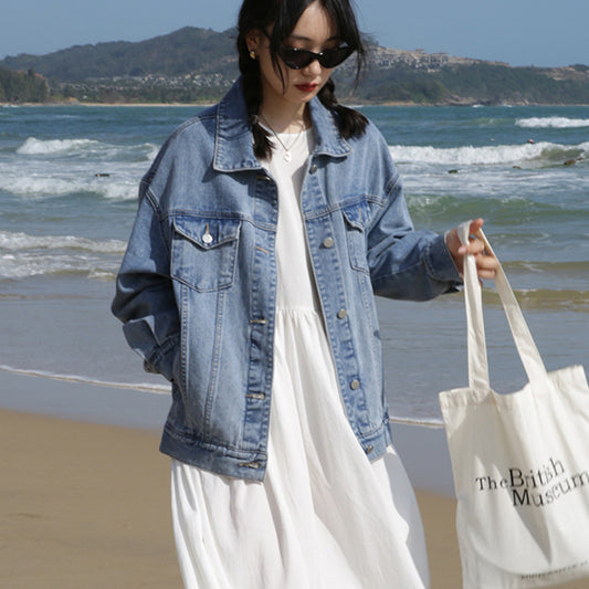 Blouson en jean American Vintage amincissant Ins