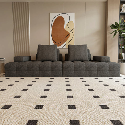 Canapé de salon, causeuse moderne avec assise extra profonde