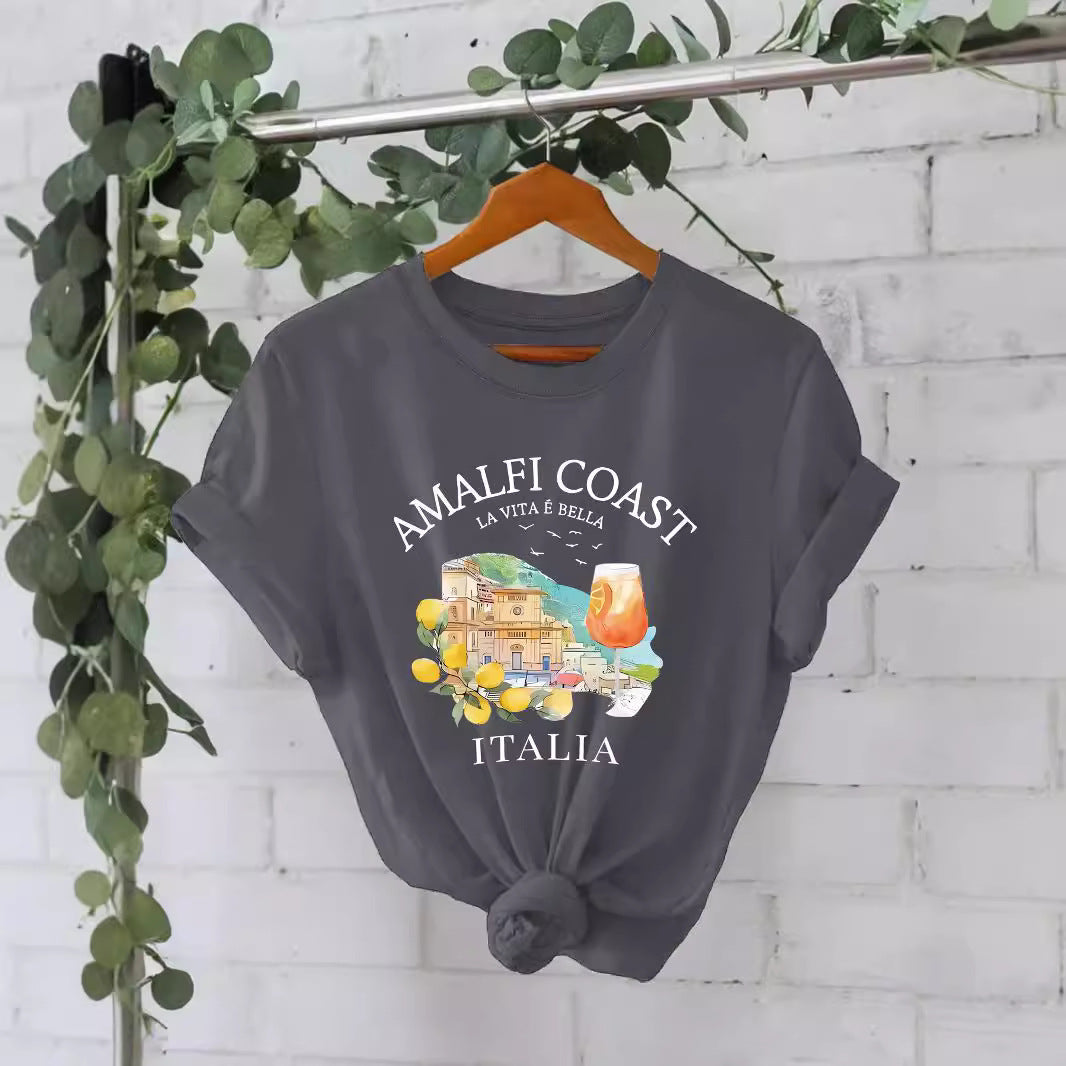 T-shirt imprimé à motifs