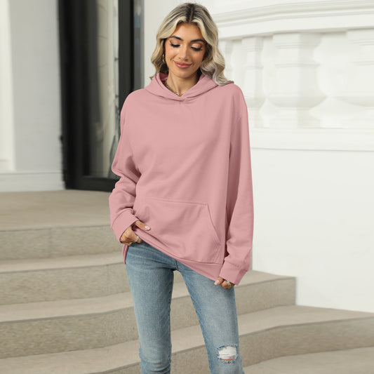 Sudadera con Capucha y Bolsillo para Mujer