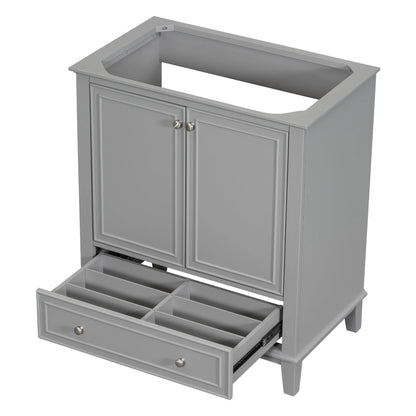 30 inch bathroom vanity no sink base only gray by eprolo