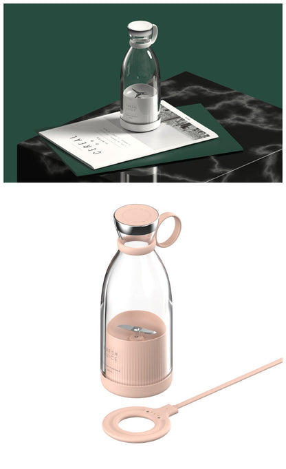 Mixeur presse-agrumes électrique 350ML rechargeable USB, appareil portable pour la maison, tasse de mixage, kit d'outils de cuisine