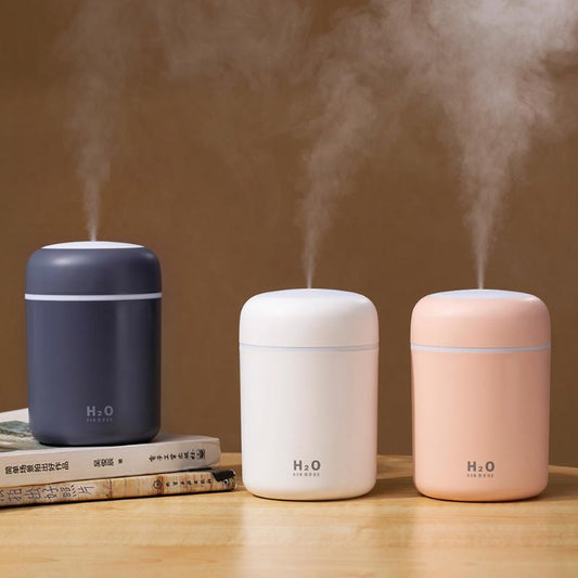 Atomizador de escritorio USB doméstico, mini, silencioso, para dormitorio, gran volumen de niebla