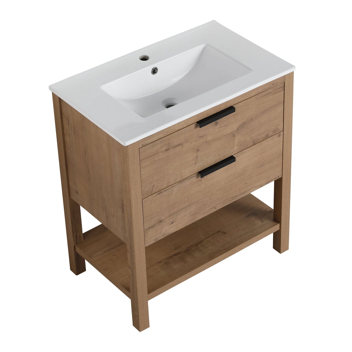 30 Inch Bathroom Vanity Plywood With 2 Drawers by eprolo