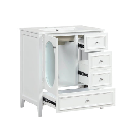 30" Bathroom Vanity with Sink by eprolo