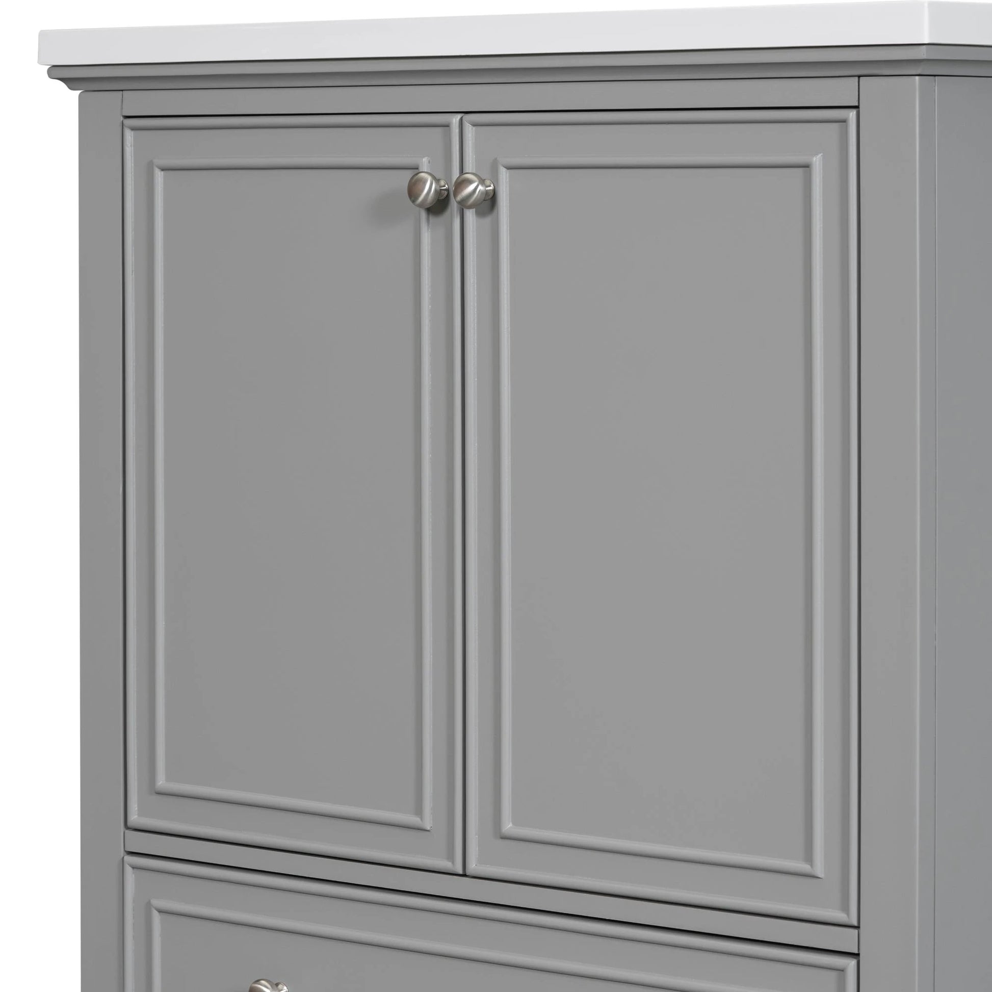 30 inch bathroom vanity no sink base only gray by eprolo