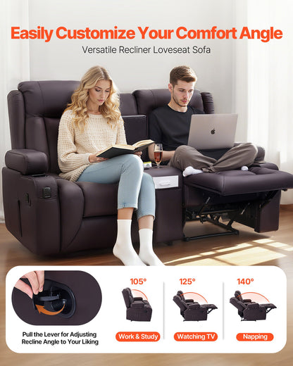 Fauteuil inclinable deux places