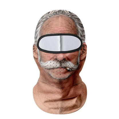 Realistic Winter Ski Face Mask Balaclava by AdTec, windproof thermal outdoor mask
