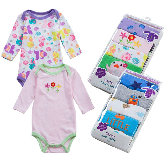 Grenouillère bébé à manches longues, en coton, motif triangle, vêtement pour bébés et enfants, collection automne