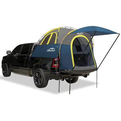 5.5-6.7ft Pickup Truck Bed Tent with Awining Navy by eprolo
