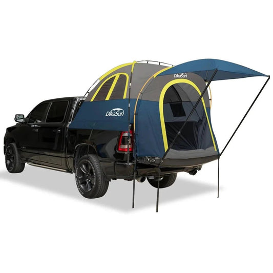 5.5-6.7ft Pickup Truck Bed Tent with Awining Navy by eprolo