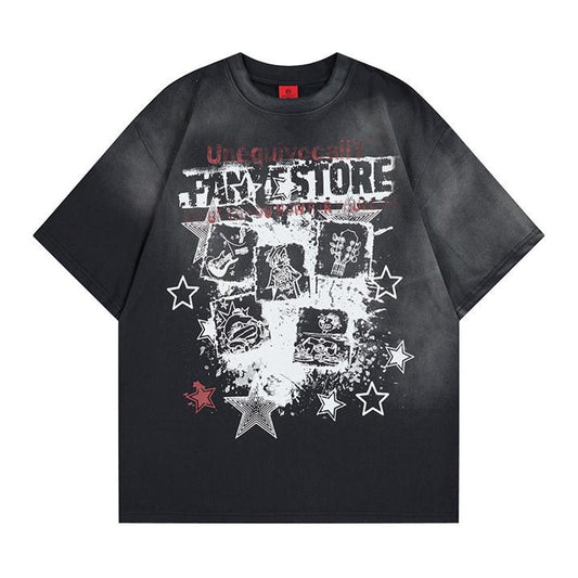 Hip hop short sleeved T-shirt