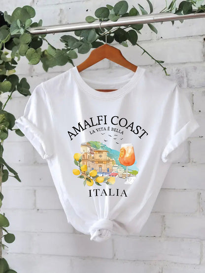 T-shirt imprimé à motifs