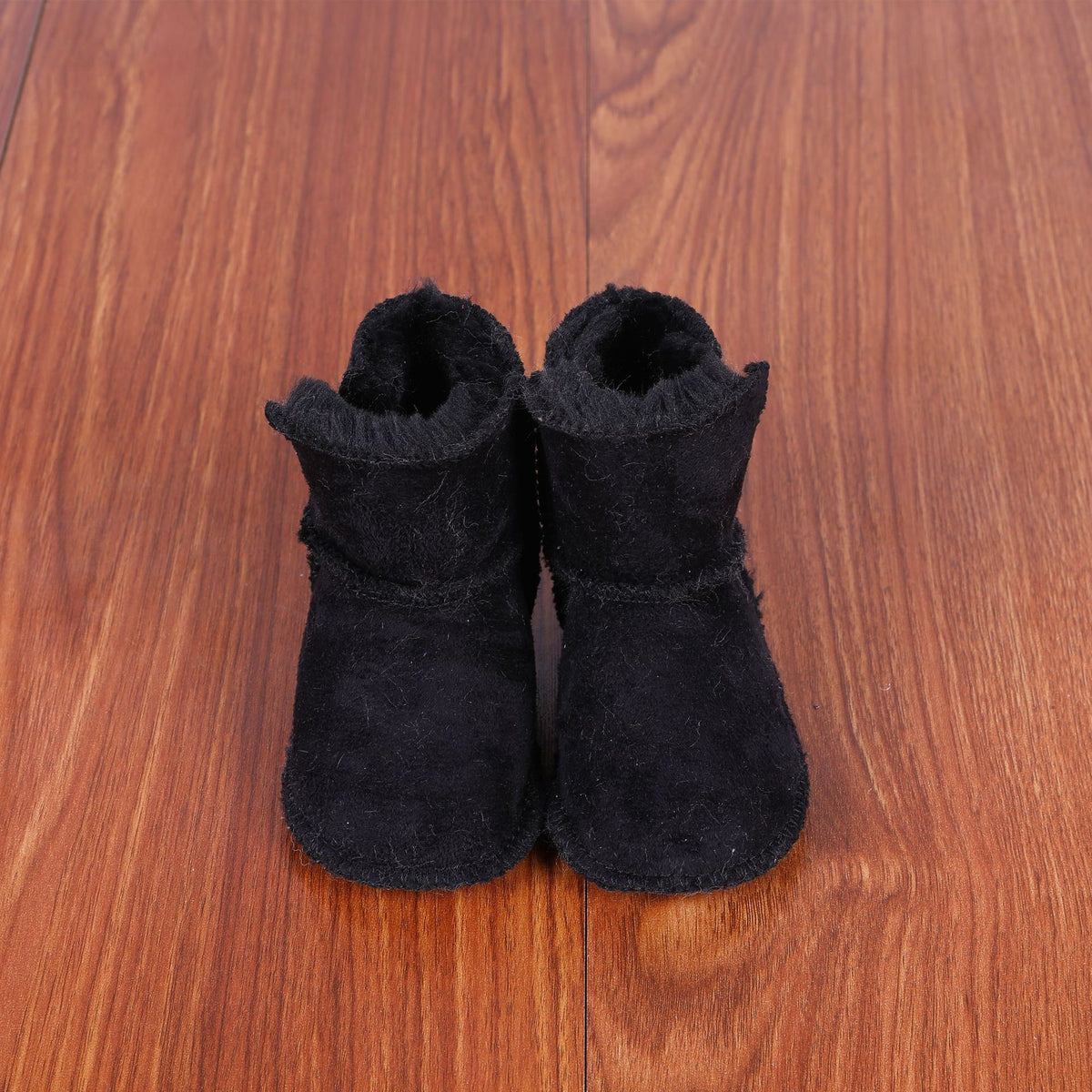 New Fur Integrated Soft Bottom Anti-skid Baby Shoes