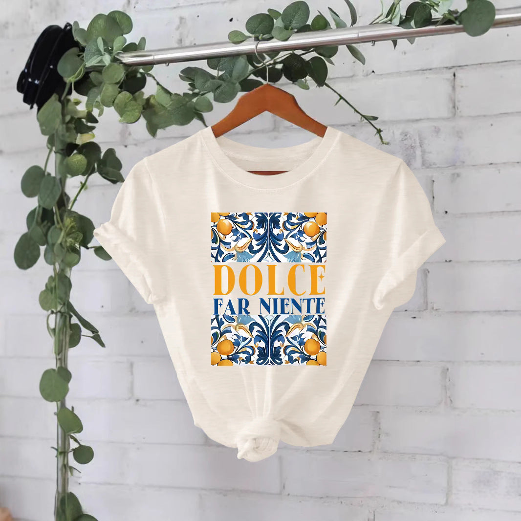 Camiseta con estampado DOLCE