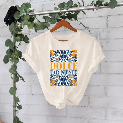 Camiseta con estampado DOLCE