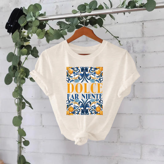 Camiseta con estampado DOLCE
