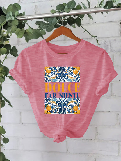 Camiseta con estampado DOLCE