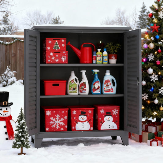 Armoire de rangement à outils en métal de 119 cm de haut,