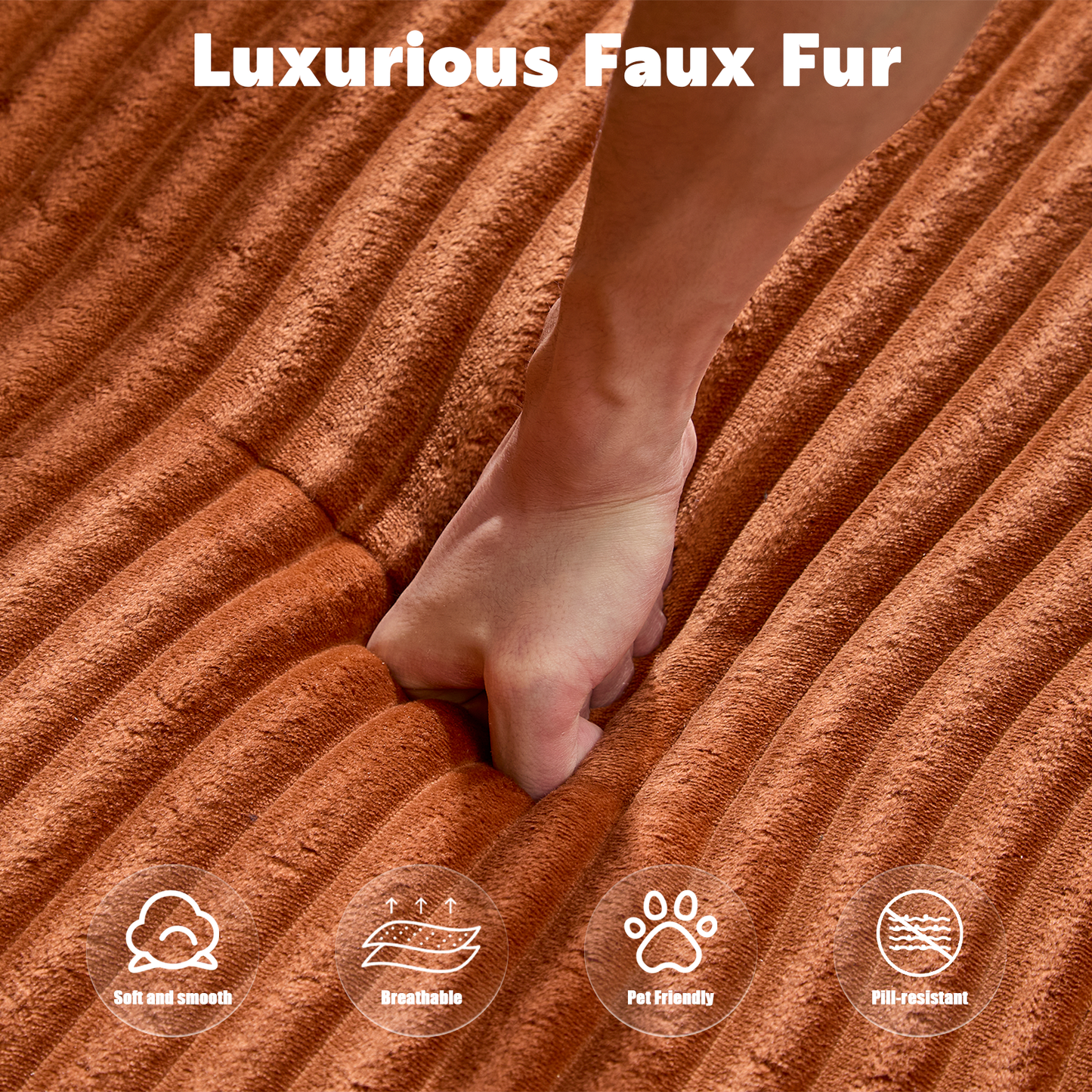 Sofá seccional de compresión con chaise longue cómodo, sofá en forma de L sin huesos