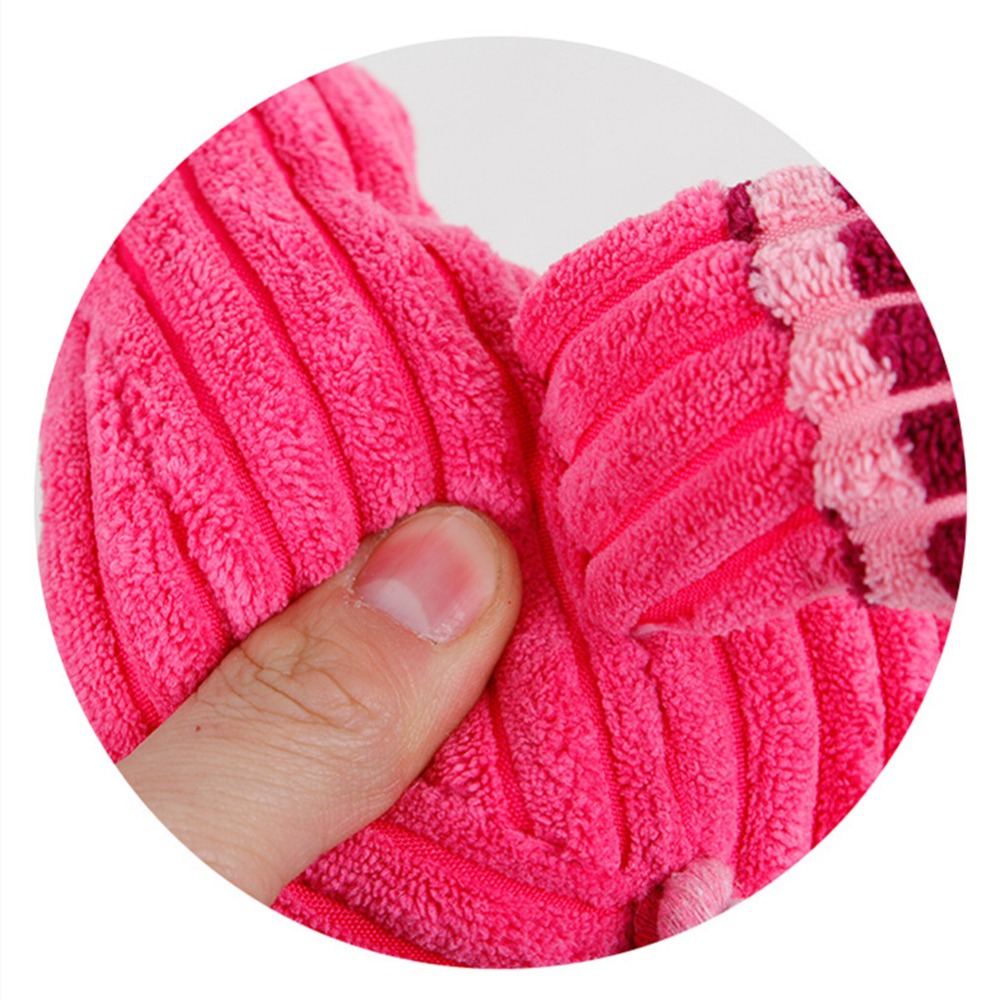 Peluche sonore pour animaux de compagnie pour le nettoyage et l'entraînement des dents du chien