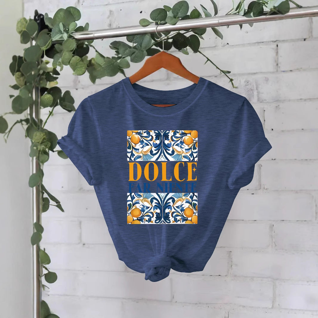 Camiseta con estampado DOLCE