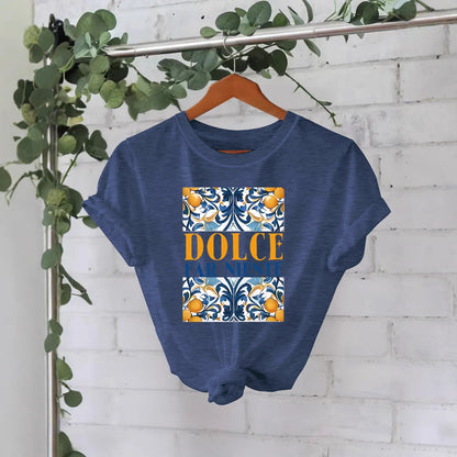Camiseta con estampado DOLCE